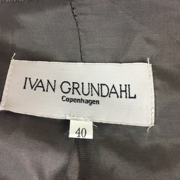Ivan Grundahl Copenhagen Wool Silk Blazer Womens S - Picture 5 of 8